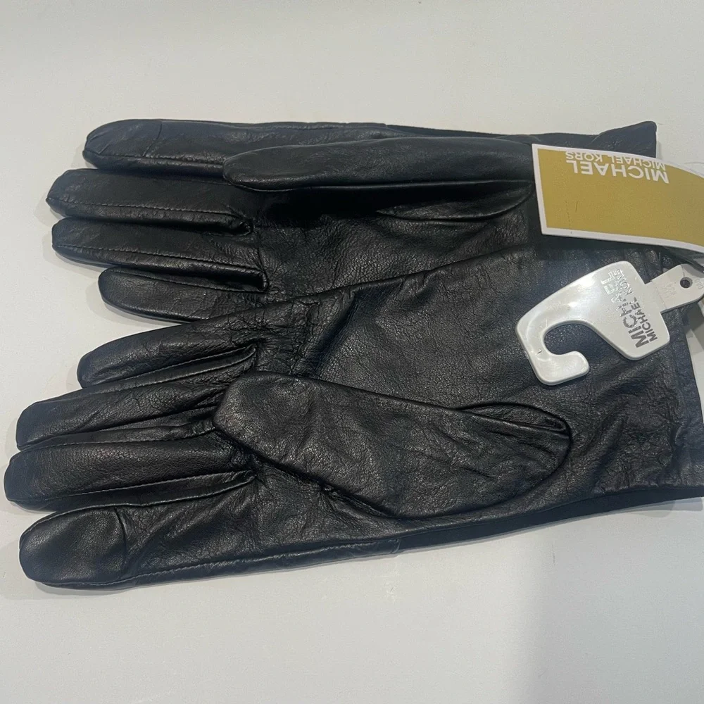 Michael Kors Suede and Leather Gloves - Picture 4 of 6